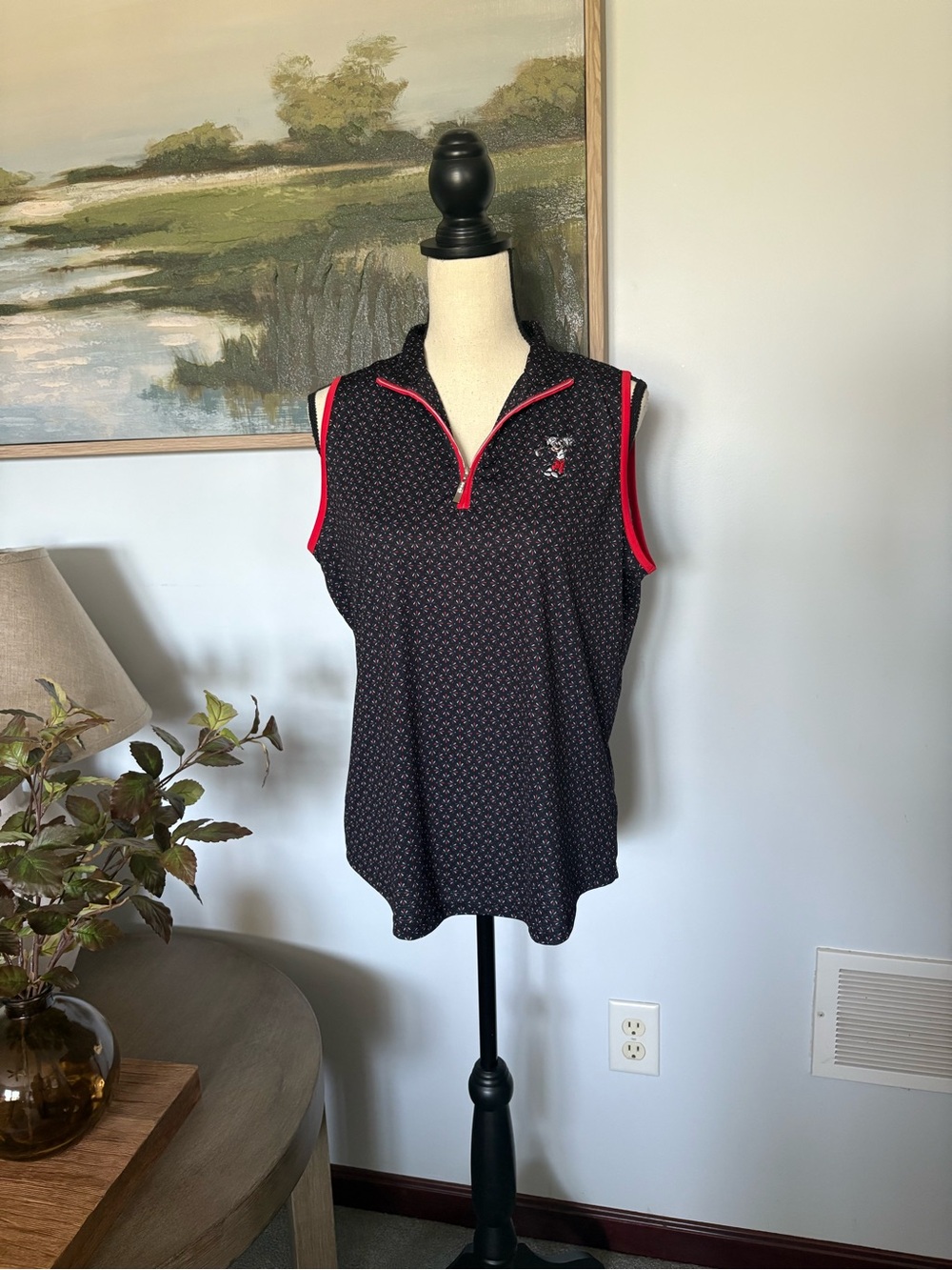 Sport Haley Golf Tank Top With Mickey Mouse